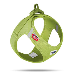 Curli arnés Vest Clasp con malla de aire, vista frontal mostrando comodidad