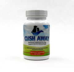 CushAway: botella apertura facilita la dosificación diaria para soporte general canino.