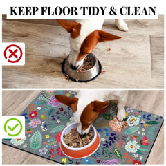 Cuslnox tapete secado rapido: ayuda a mantener patas secas tras comer.