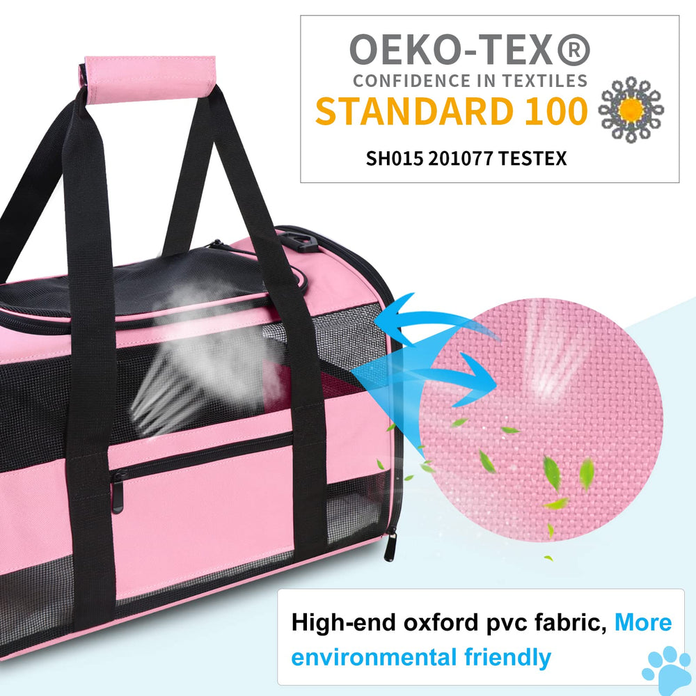 CUSSIOU transportín con banda reflectante para viajar de noche con seguridad