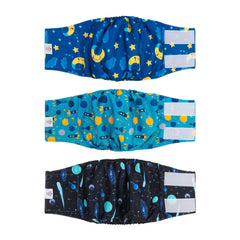 CuteBone banda abdominal para perro macho mediano, comodidad diaria para paseo.