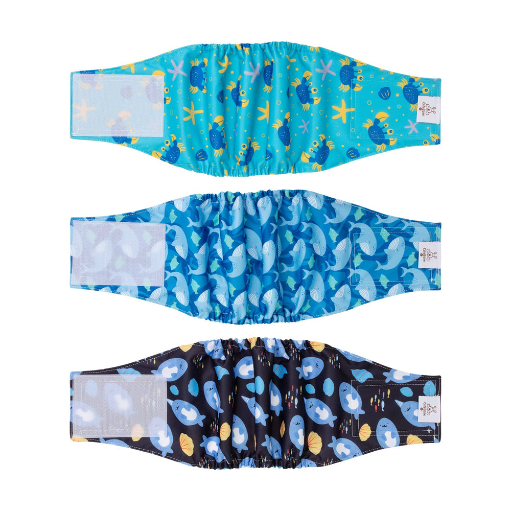 CuteBone banda de barriga para perro macho, vista frontal, comodidad para paseos diarios