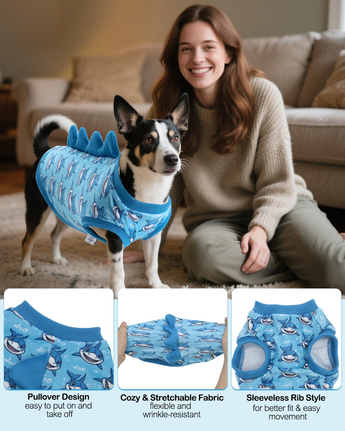 Detalle de terciopelo suave en CuteBone, camisa dinosaurio, tejido cómodo.