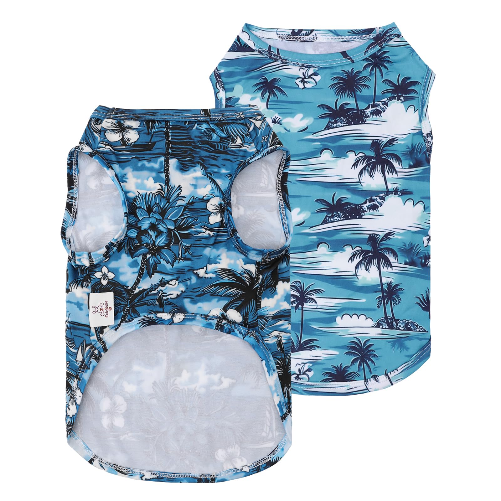 CuteBone camisas para perros dos-pack: diseño práctico para paseos diarios.