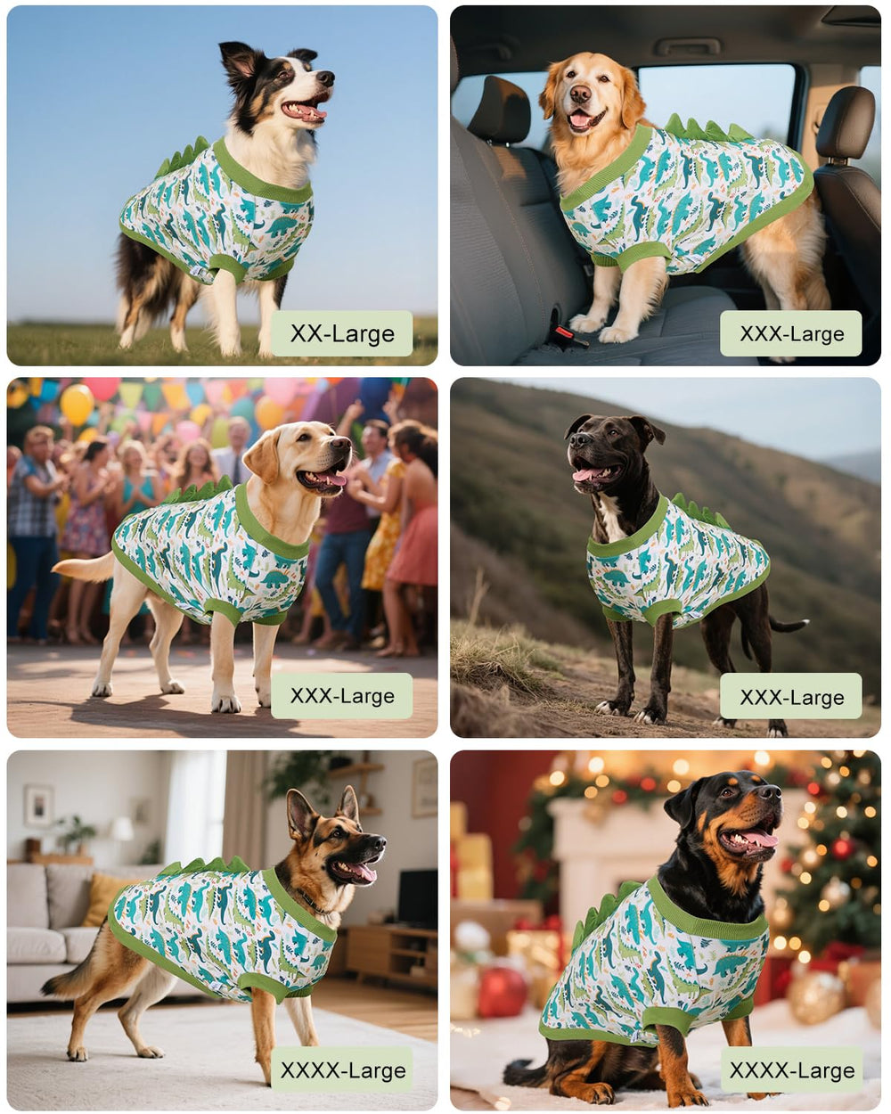 CuteBone camiseta dinosaurio para perro, ideal para fotos y eventos cosplay.