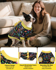 CuteBone camiseta dinosaurio, ajuste tipo pullover que se mantiene puesto durante el juego.