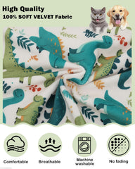 CuteBone camiseta dinosaurio para perro, diseño cómodo para uso diario y juego.