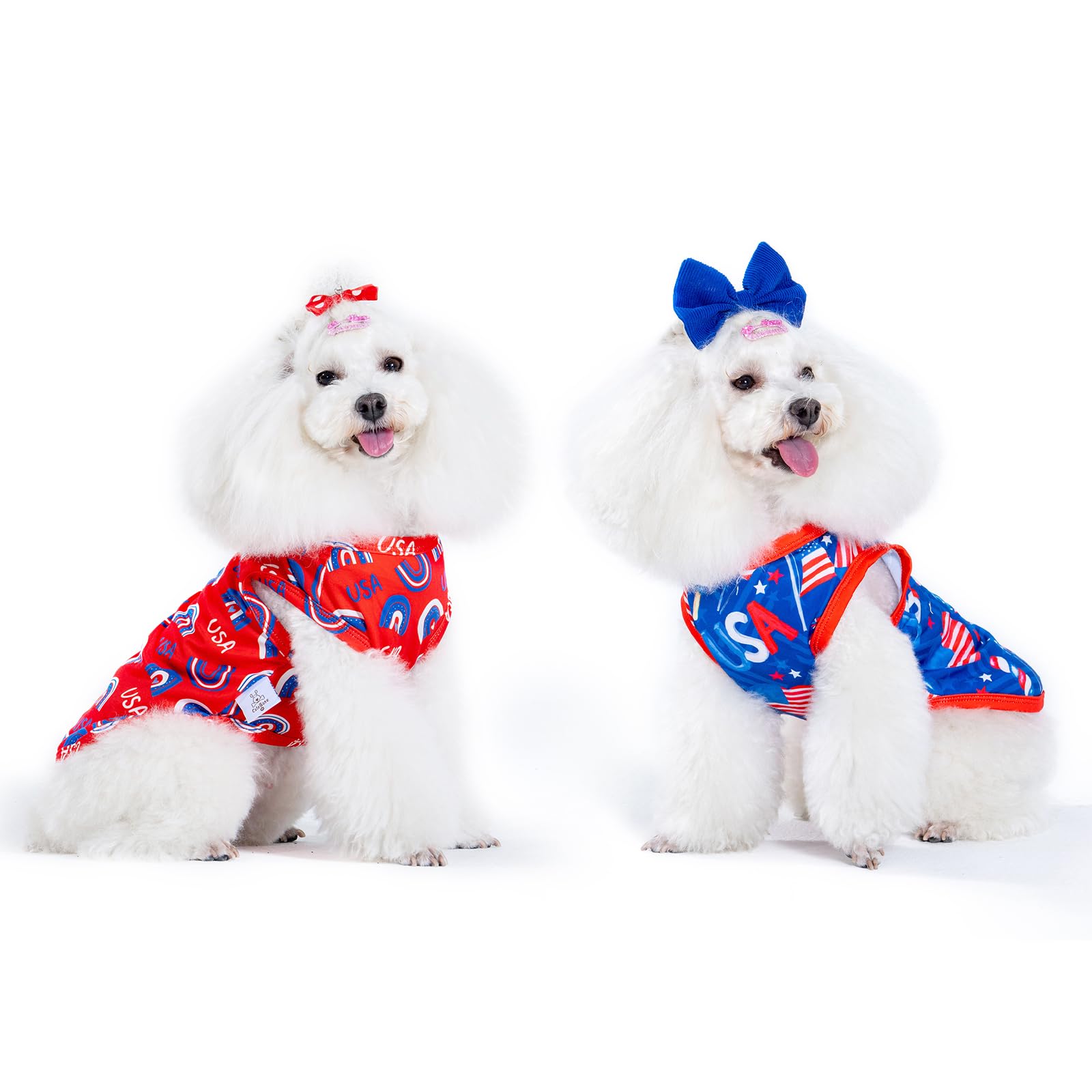 Camiseta CuteBone con rayas rojas para perro, diseño ligero para paseos.
