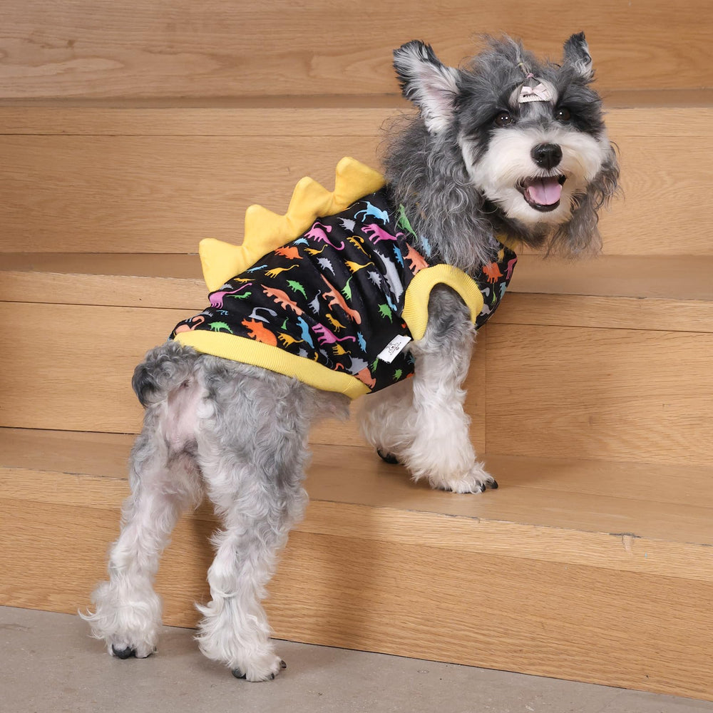 CuteBone camiseta perro dinosaurio ajuste acogedor y seguro