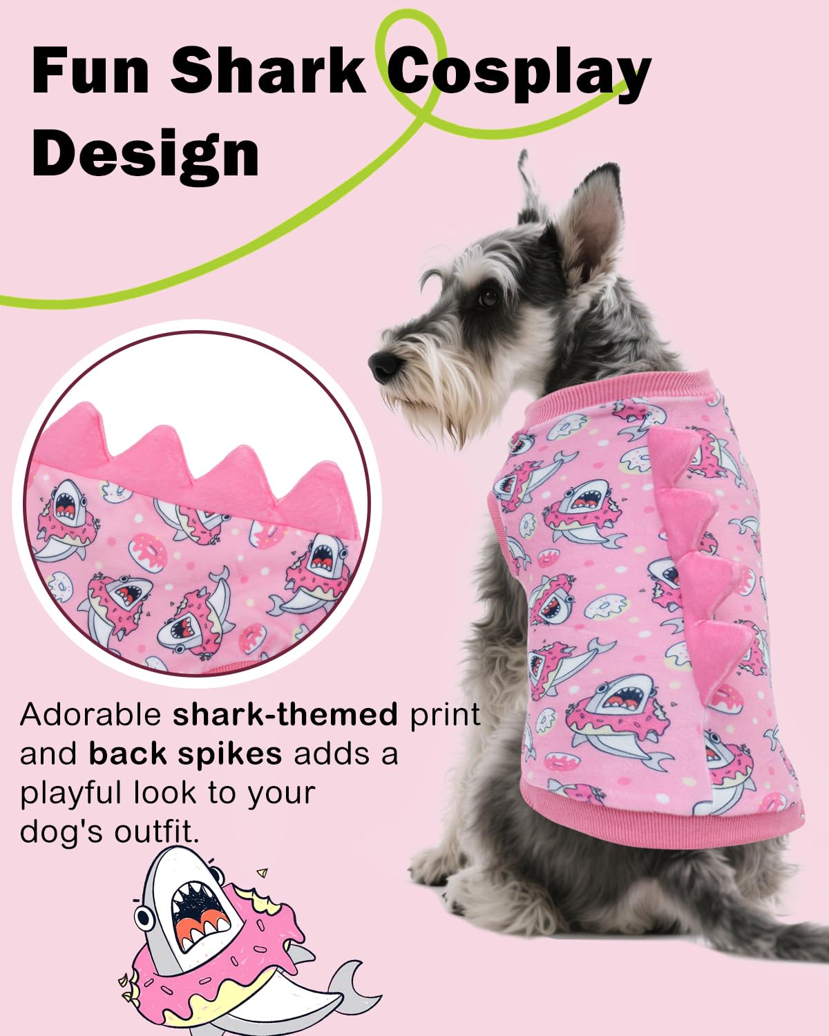 CuteBone camiseta perro dinosaurio, diseño divertido para paseos y fotos.