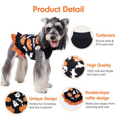 CuteBone cuello alto para perro, sudadera que protege el cuello del frío.