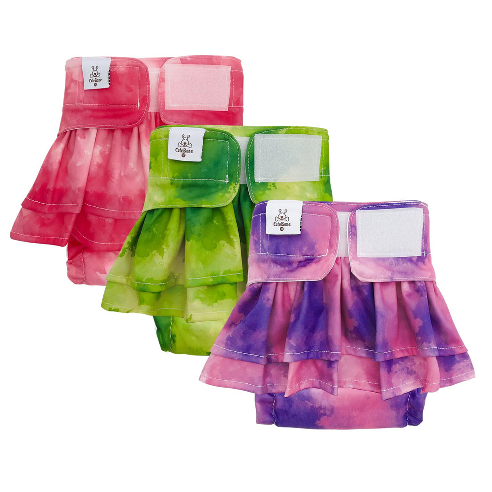 CuteBone pañales con falda, forro interior suave que mantiene seca la piel