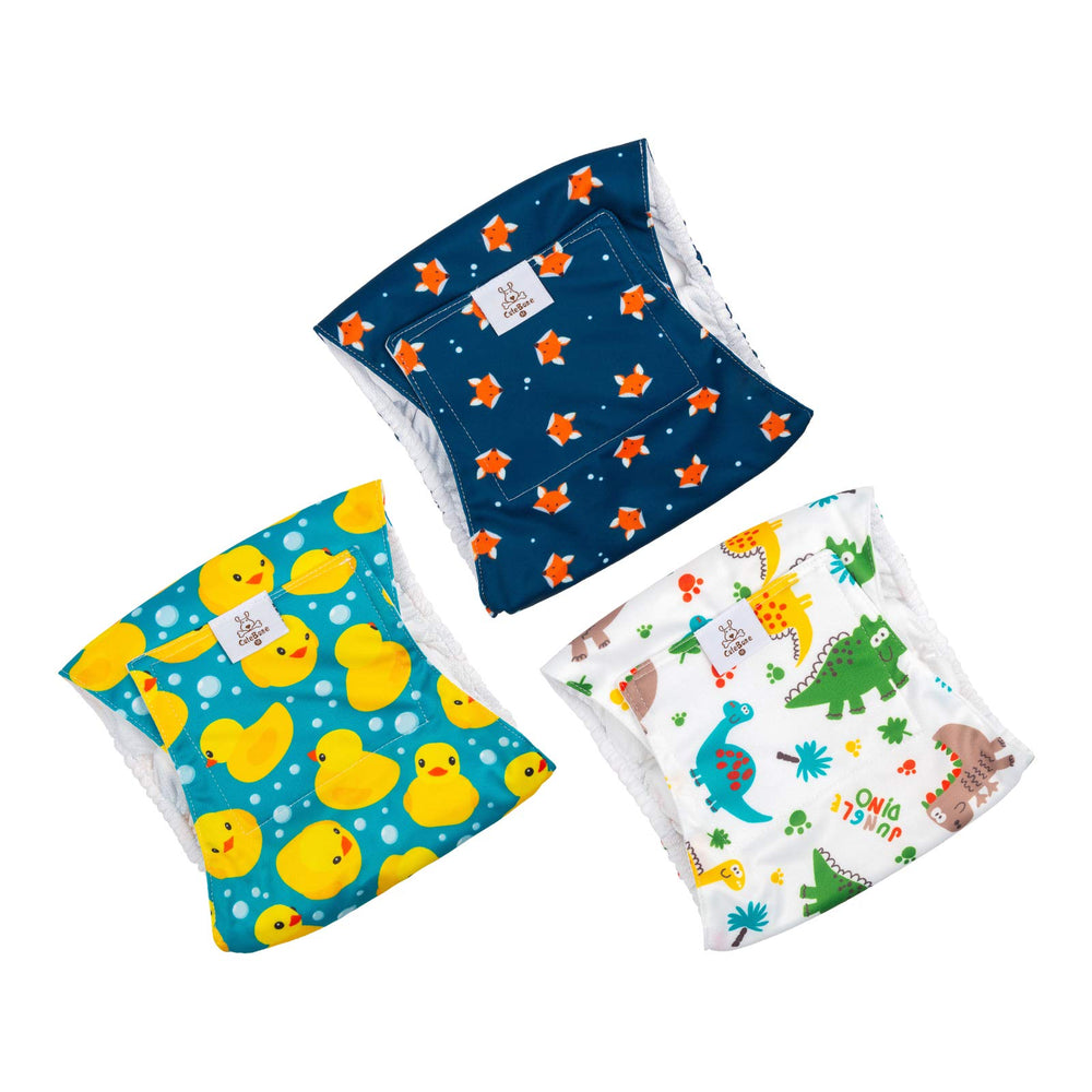 Cutebone diseños adorables para perro macho, estilo visible y higiene diaria
