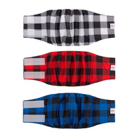 CuteBone DM27M: banda lavable para perro macho con cierre de velcro para ajuste seguro