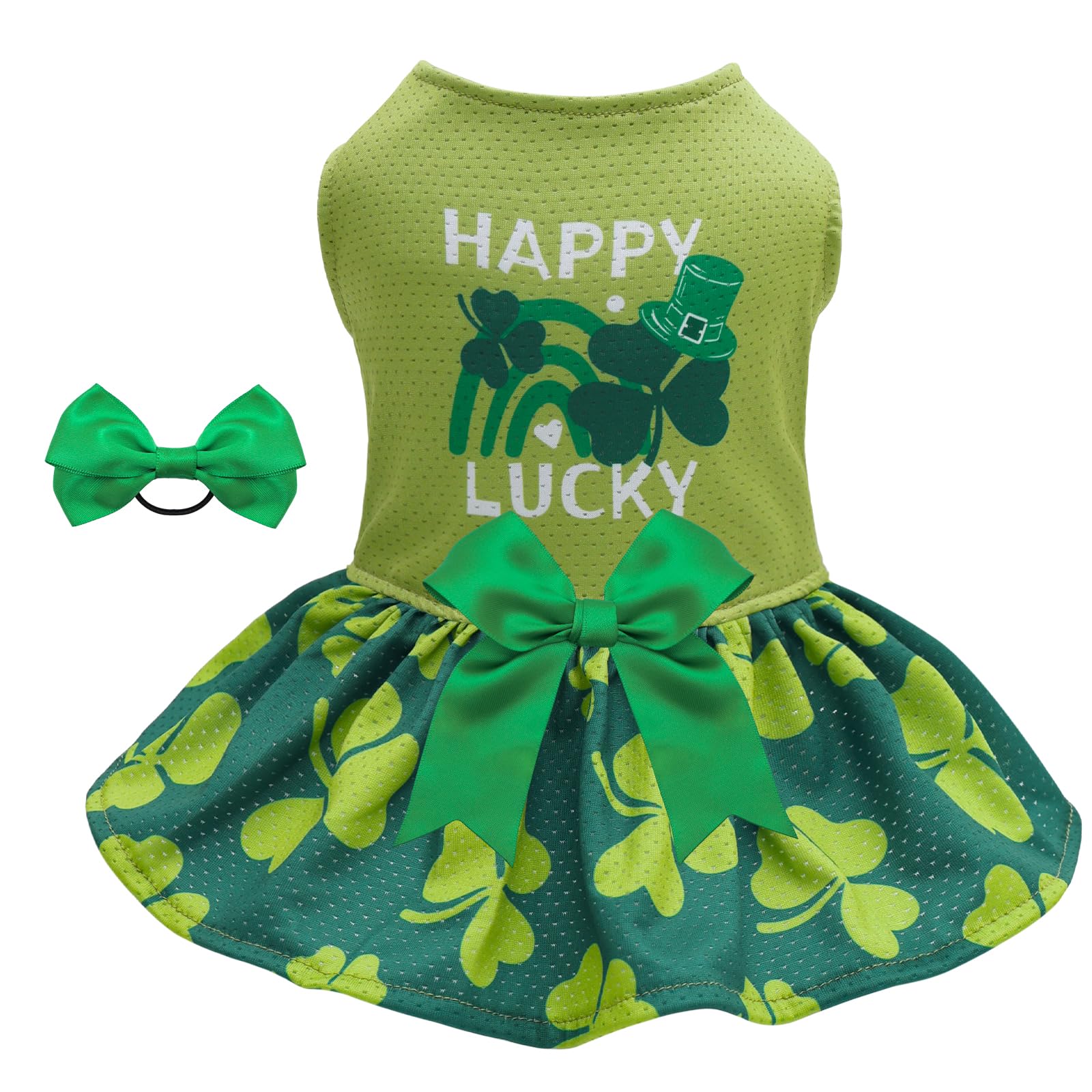 CuteBone vestido malla para perro, enfoque frontal, cómodo y transpirable para paseos.