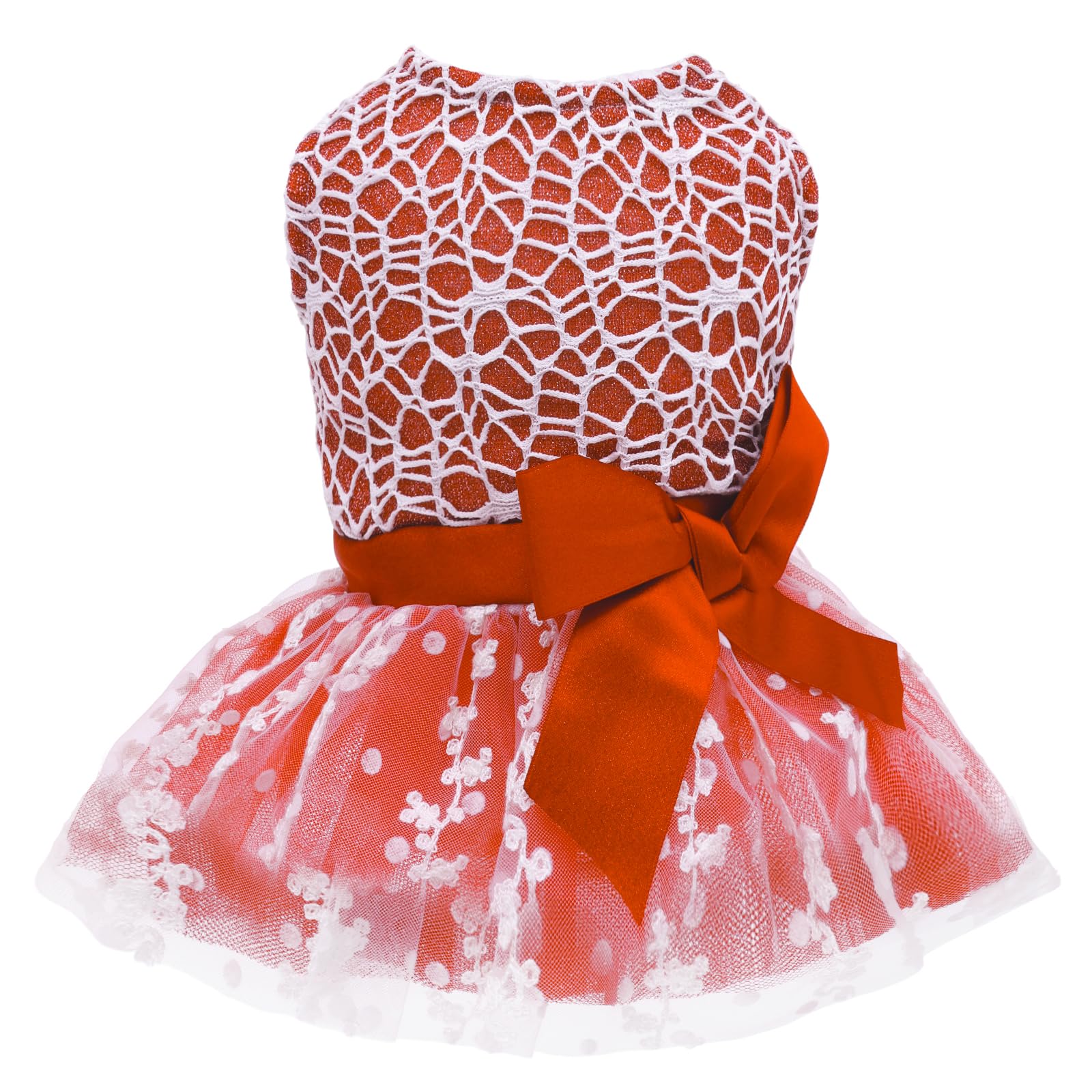 CuteBone vestido perro XXS frontal, cómodo y perfecto para fiestas.