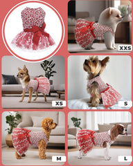 CuteBone vestido perro XXS tejido suave, transpirable para todas las estaciones.
