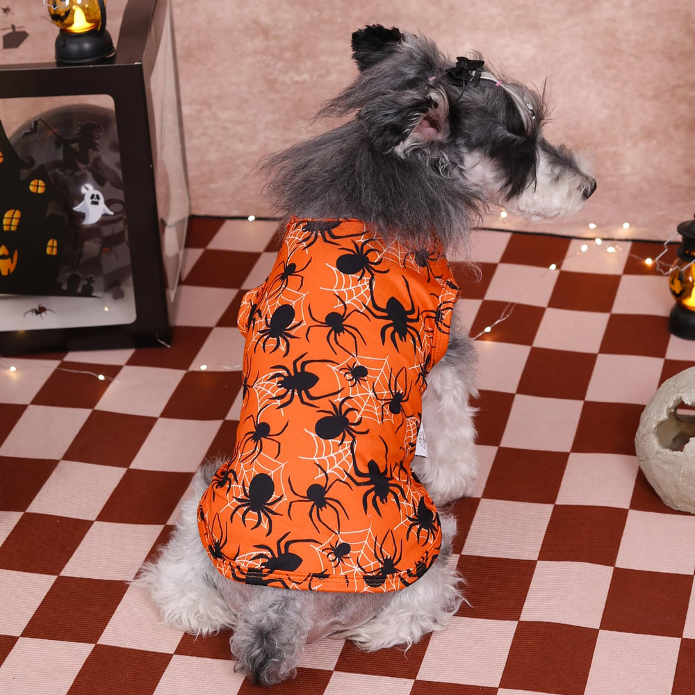 Camiseta CuteBone Halloween para gato rayas, ligera y flexible