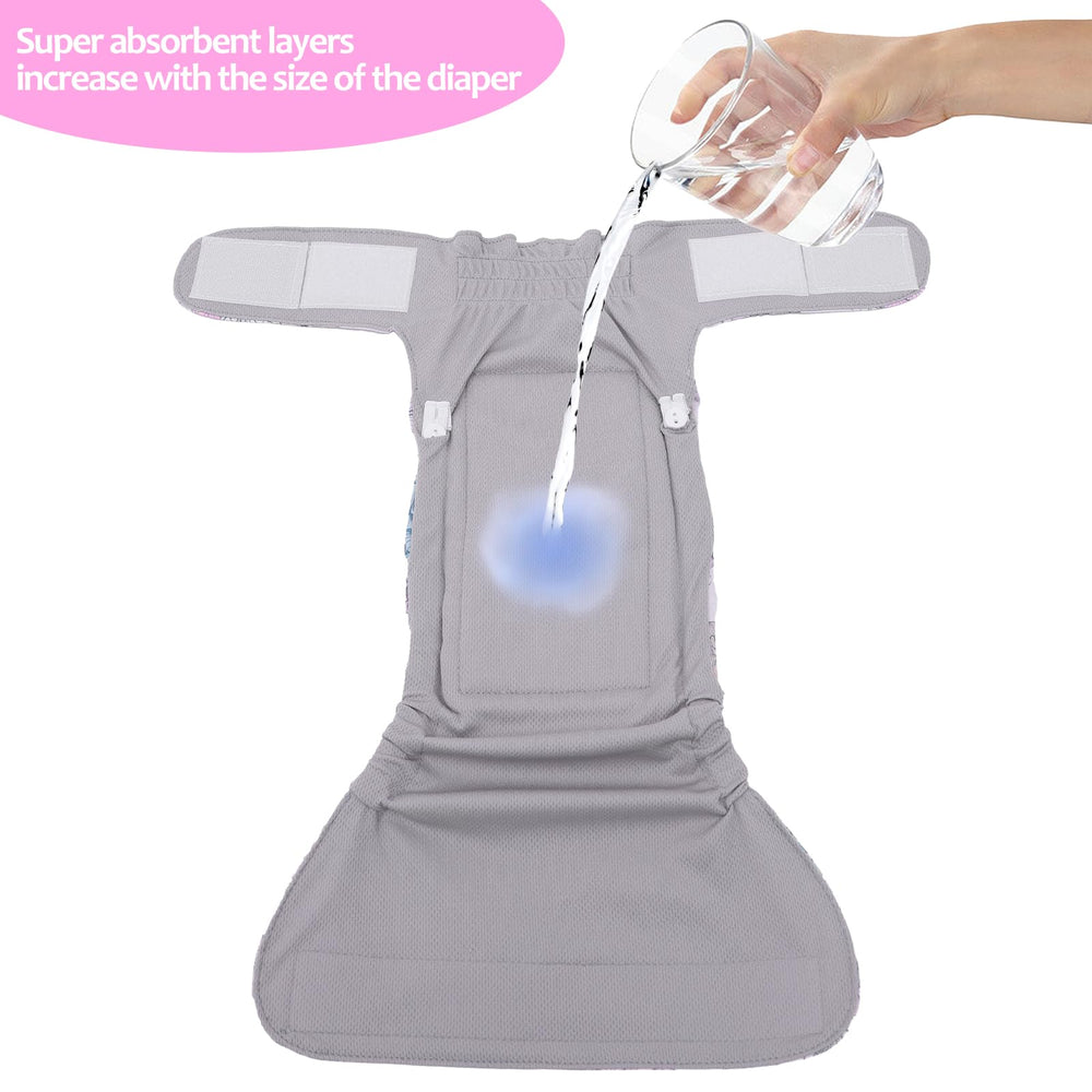 CuteBone pañales con capa exterior impermeable; protege muebles y suelos