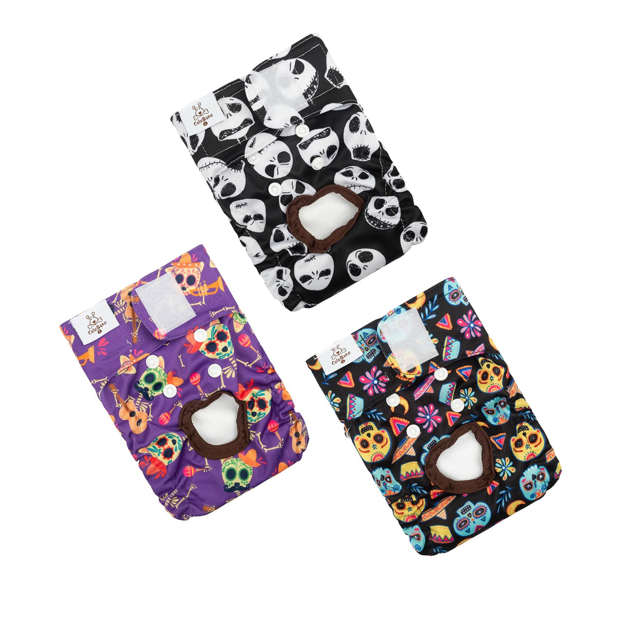CuteBone pañales paquete tres unidades listo para entrenamiento e higiene.