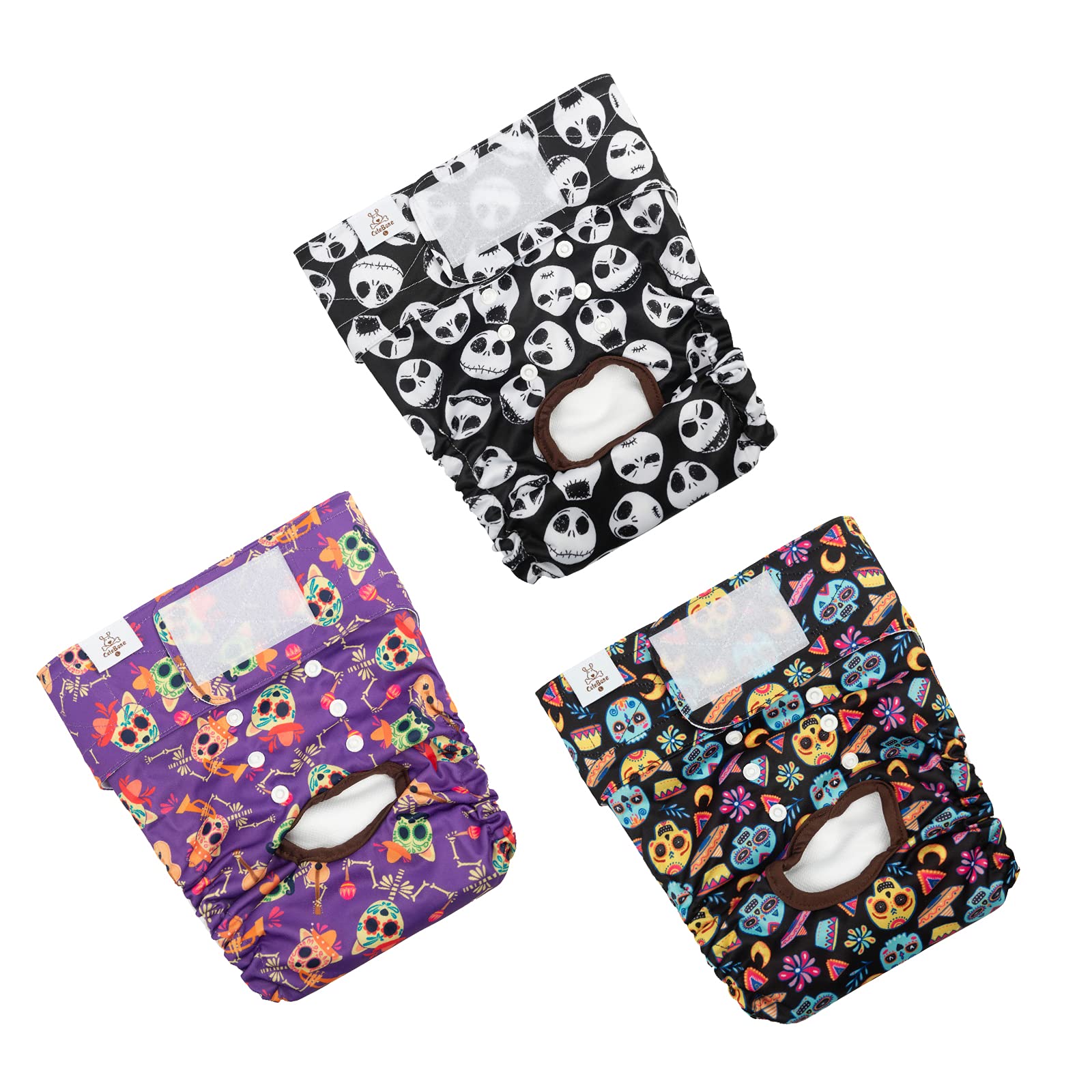 CuteBone pañales para perro D41L, frente, ajustados para evitar filtraciones