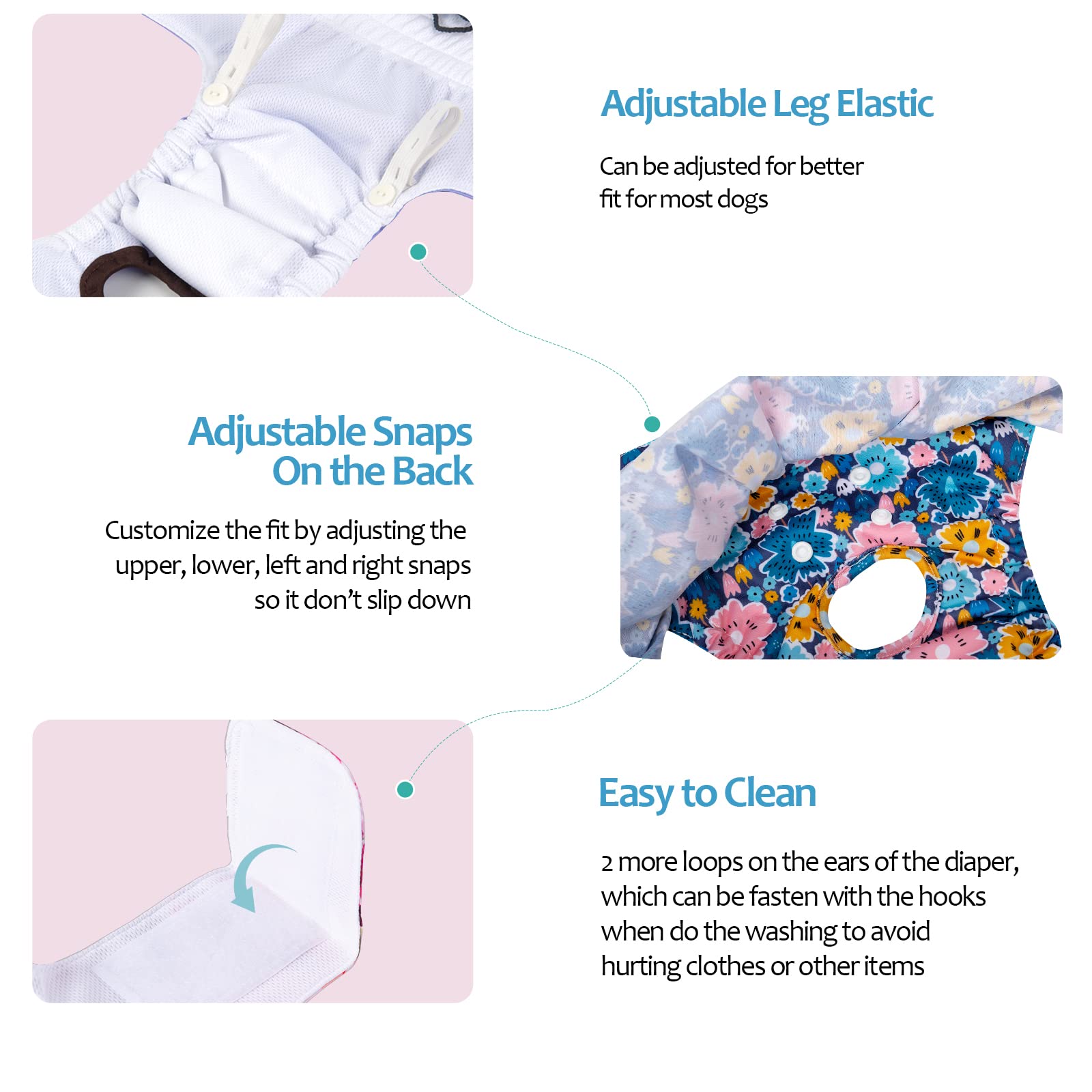Cutebone: cierre de velcro para ajuste rápido y cómodo.