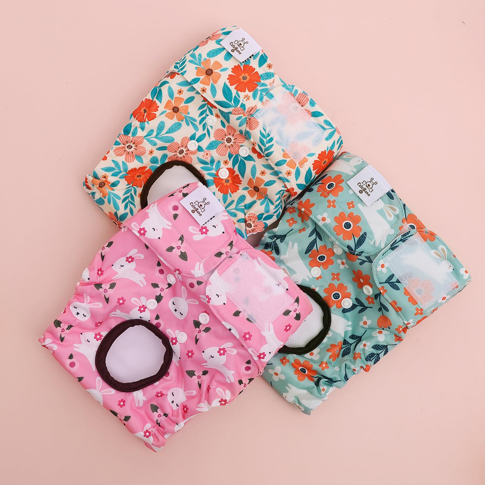 Pañales CuteBone lavables y reutilizables para entrenamiento diario.
