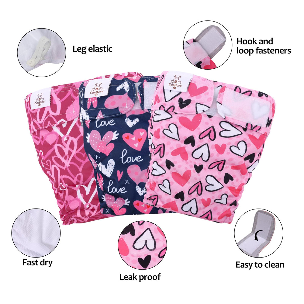 CuteBone cierre de velcro facilita ponérselos y quitarlos sin complicaciones.