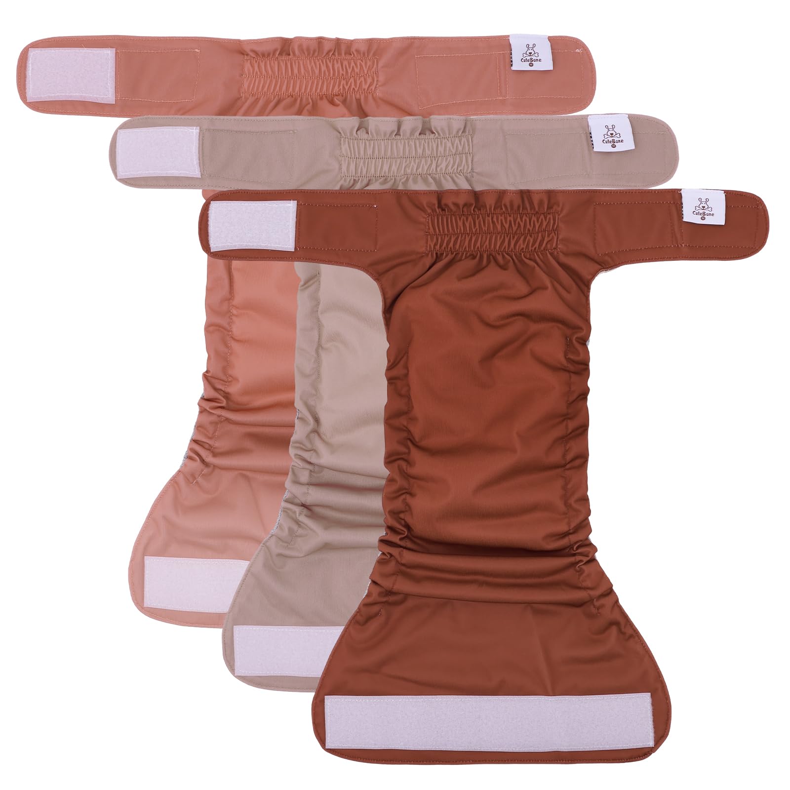 Pañales CuteBone reutilizables para uso diario y entrenamiento.