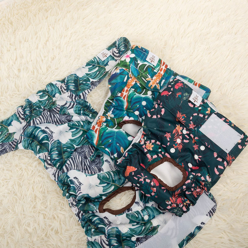 Pañales CuteBone con absorbente integrado para mayor absorción.