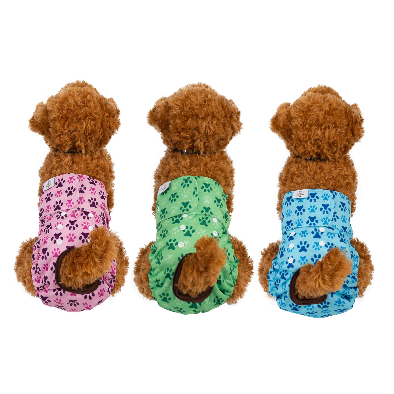 CuteBone: tiras traseras con broches para un ajuste más seguro.