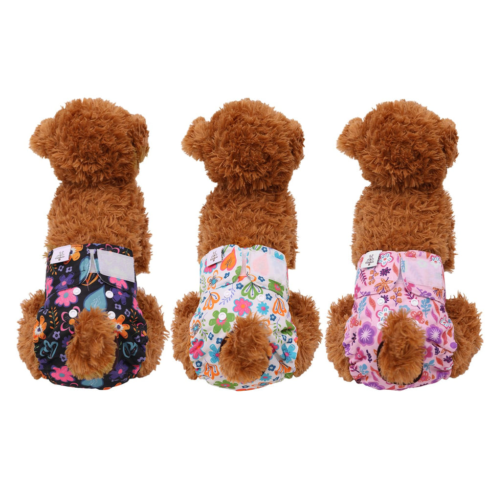 CuteBone pañales para perro femenino, exterior impermeable para mayor protección.