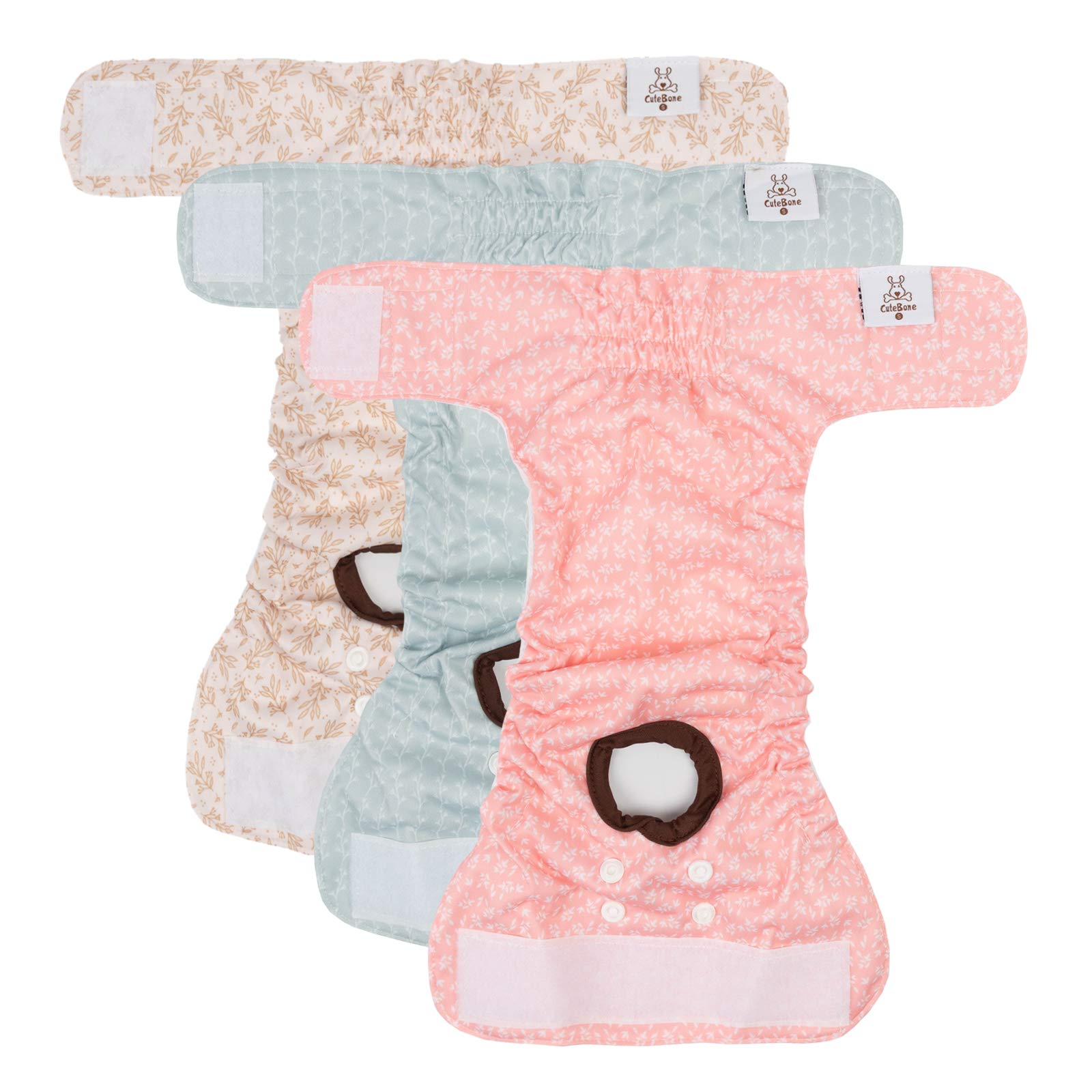 Pañales CuteBone diseño anti filtración para proteger el hogar.