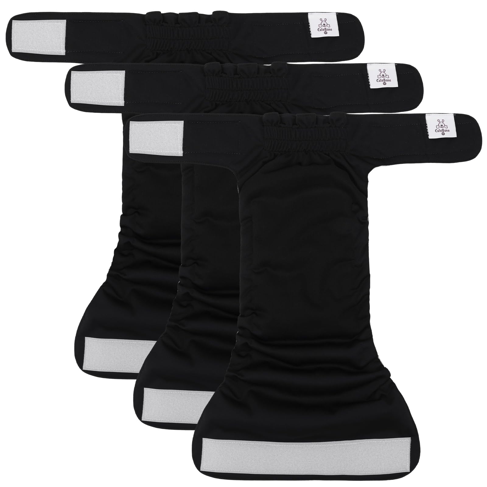 CuteBone pañales para perros hembra sin cola, enfoque: uso diario práctico para entrenamiento y comodidad.