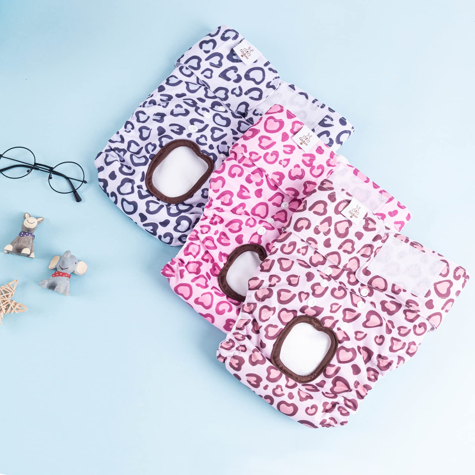 Pañales CuteBone con bucles para lavado fácil sin dañar prendas.