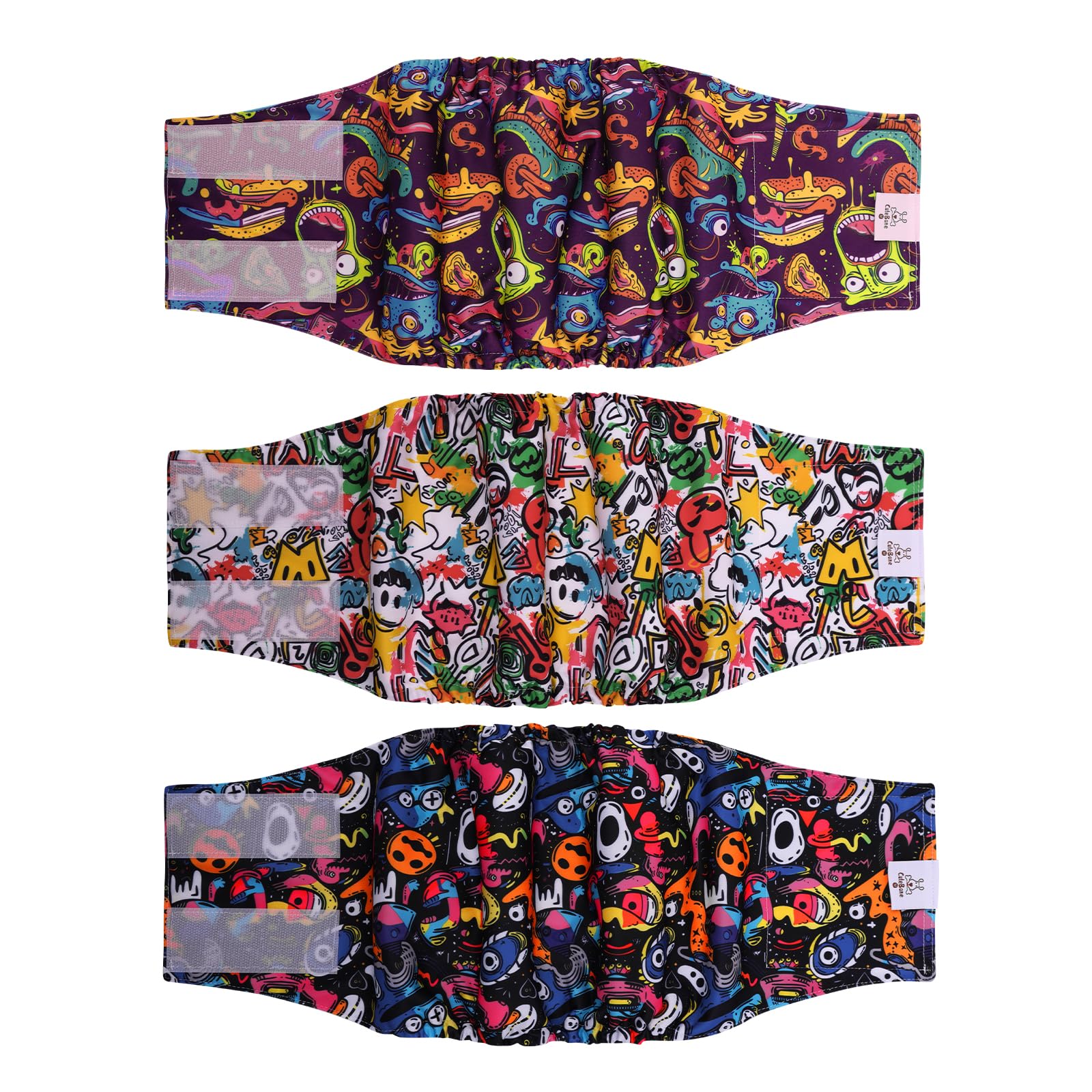 CuteBone pañales para perro macho con capa impermeable para evitar derrames en casa