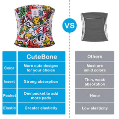 CuteBone cierre de velcro seguro para ajuste rápido y cómodo