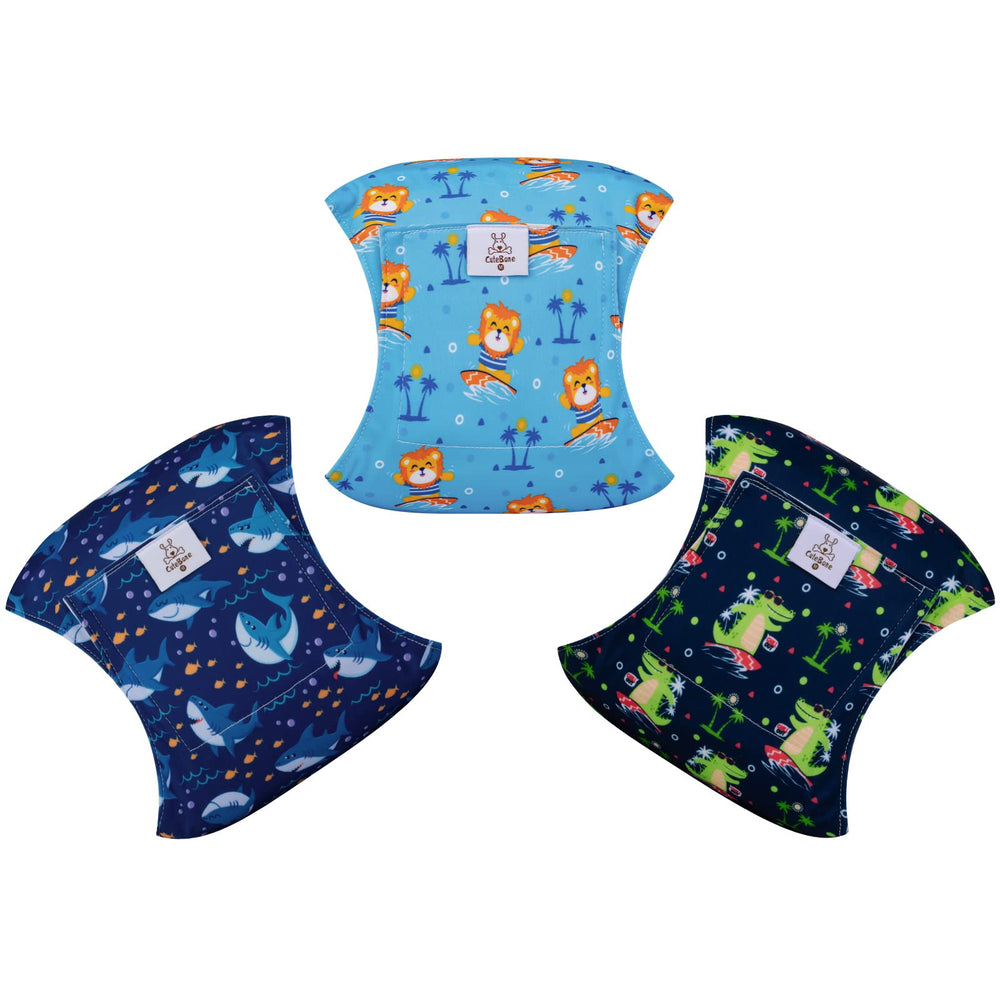 Cutebone pañales para perros machos, dorso, cierre seguro para ajuste cómodo