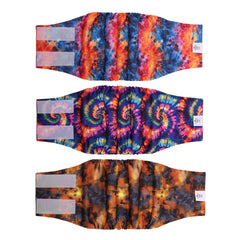 Pañales CuteBone para perro macho con banda abdominal ajustable para mayor comodidad.