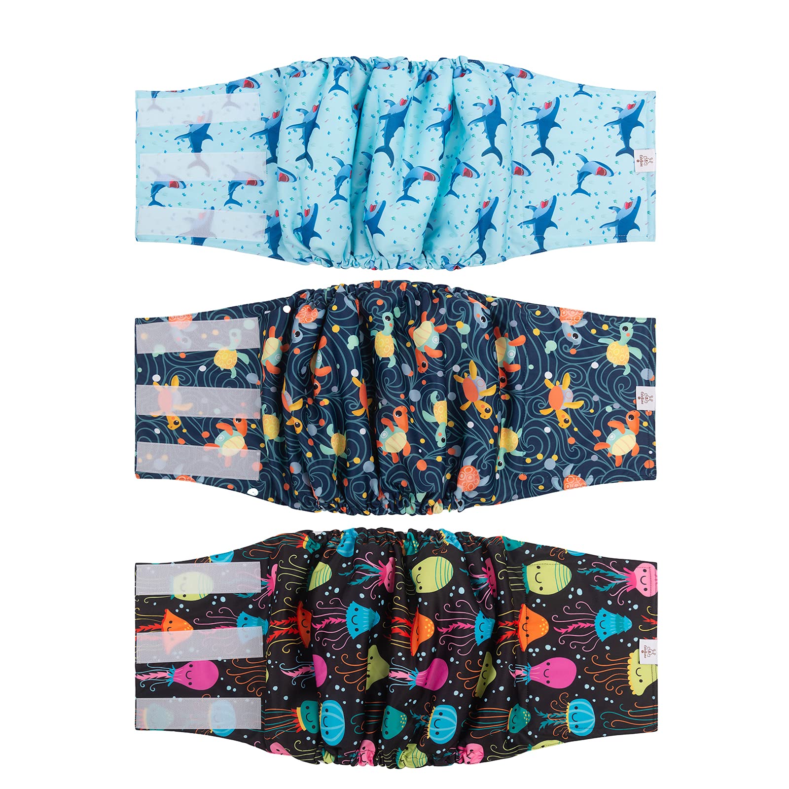 CuteBone pañales para perro macho lavables, comodidad diaria y reutilizables.