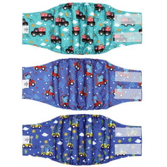 Pañales CuteBone para perros machos con diseño estampado, uso diario recomendado
