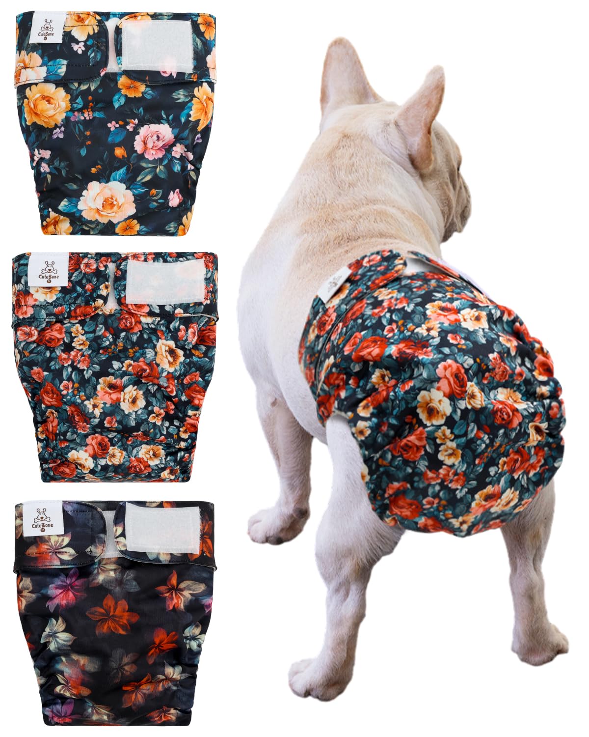 Pañales CuteBone sin hoyo de cola evitan filtraciones durante paseos.