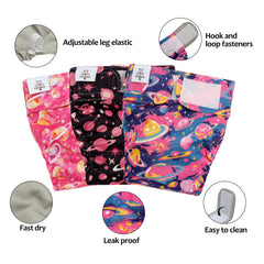 CuteBone pañales con elásticos en las patas para mejor ajuste