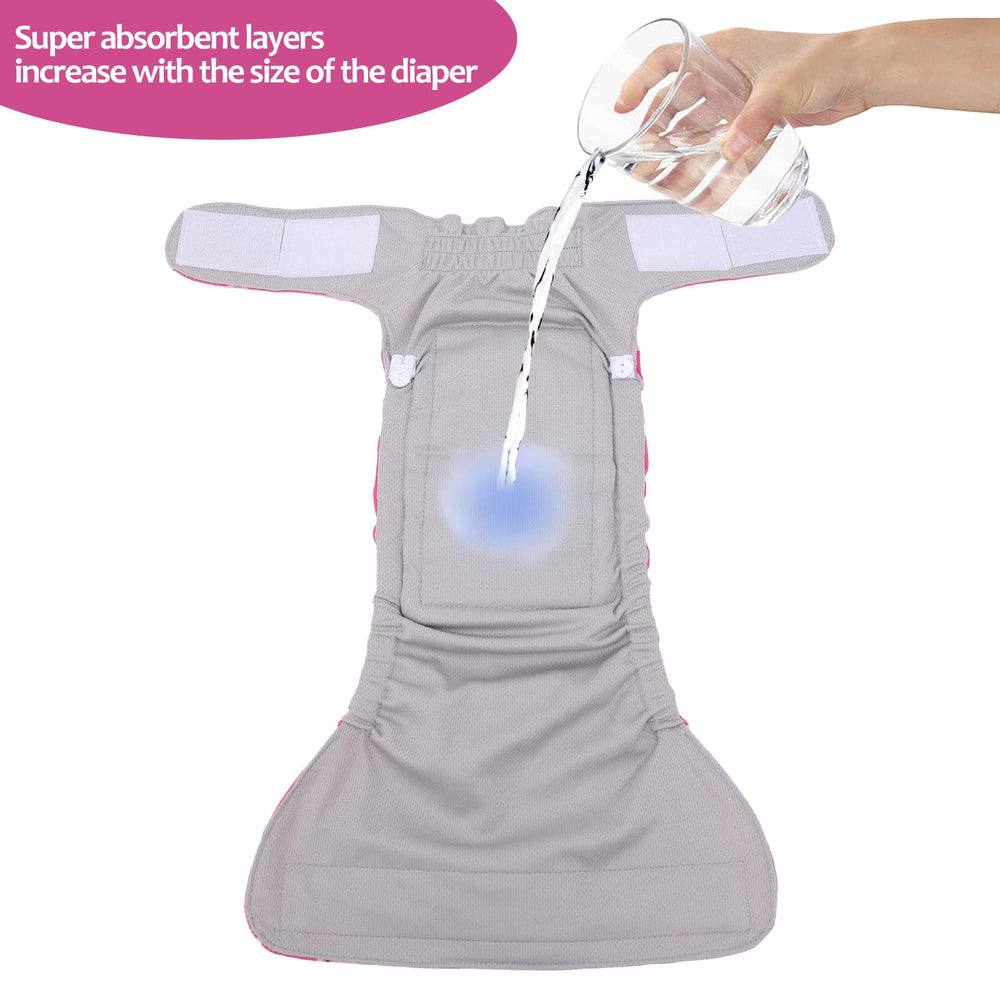 Pañales CuteBone con cierres de velcro para ajuste rápido