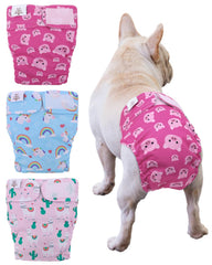 Pañales CuteBone para perros femeninos sin cola, pack completo para entrenamiento y comodidad
