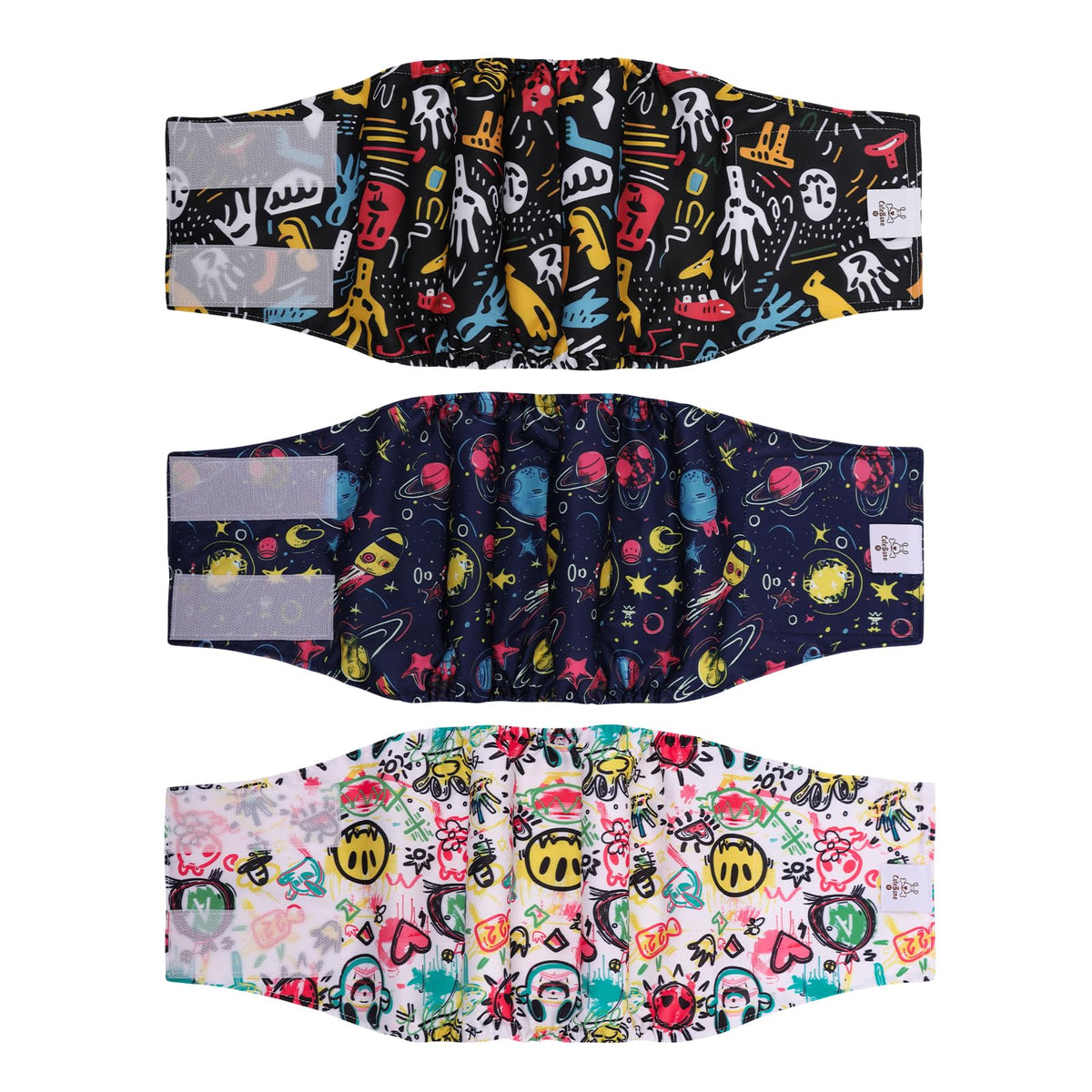 Pañales CuteBone para perros macho, frente: confort y ajuste seguro para entrenamiento
