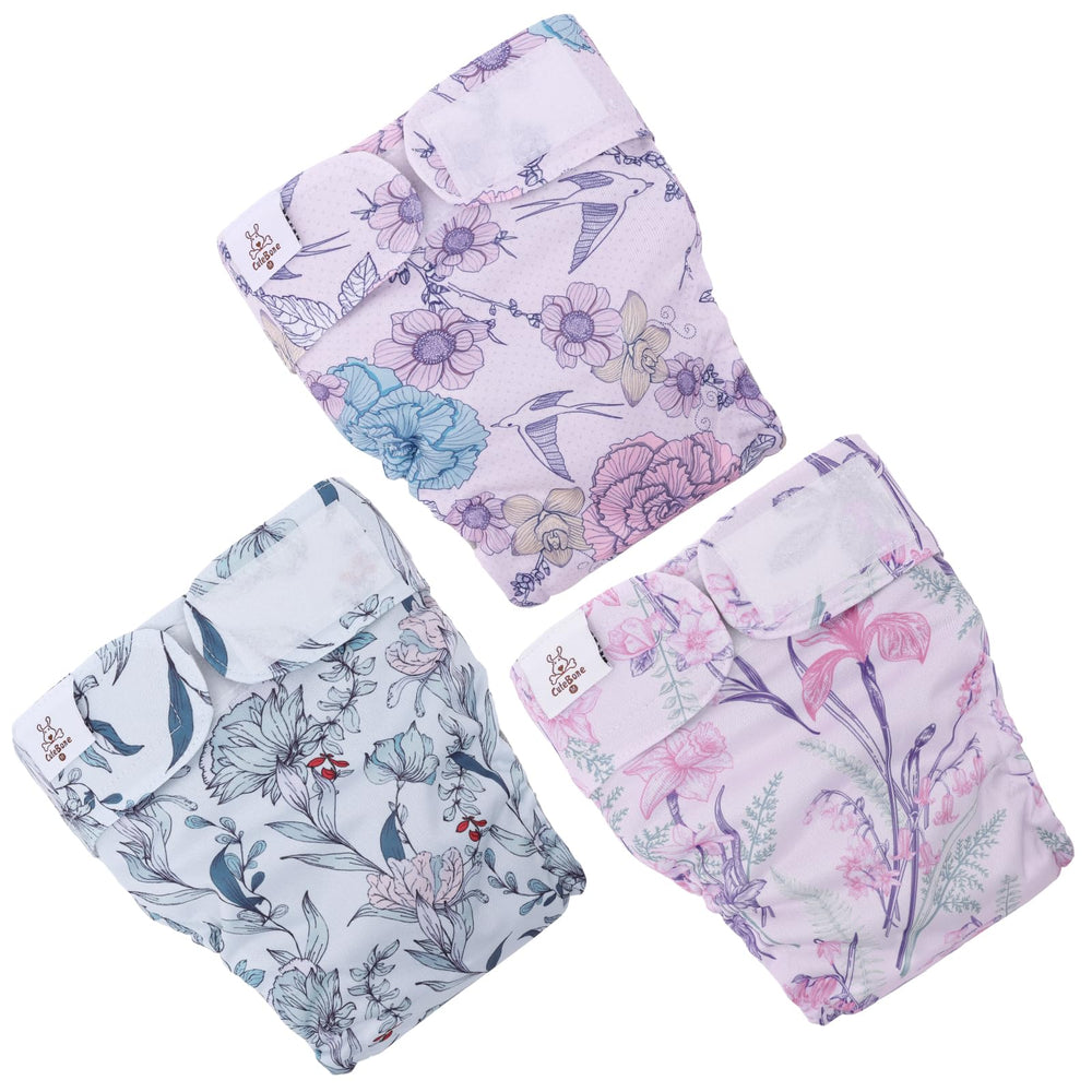 CuteBone pañales perros reutilizables con cierre de velcro; ajuste rápido y seguro