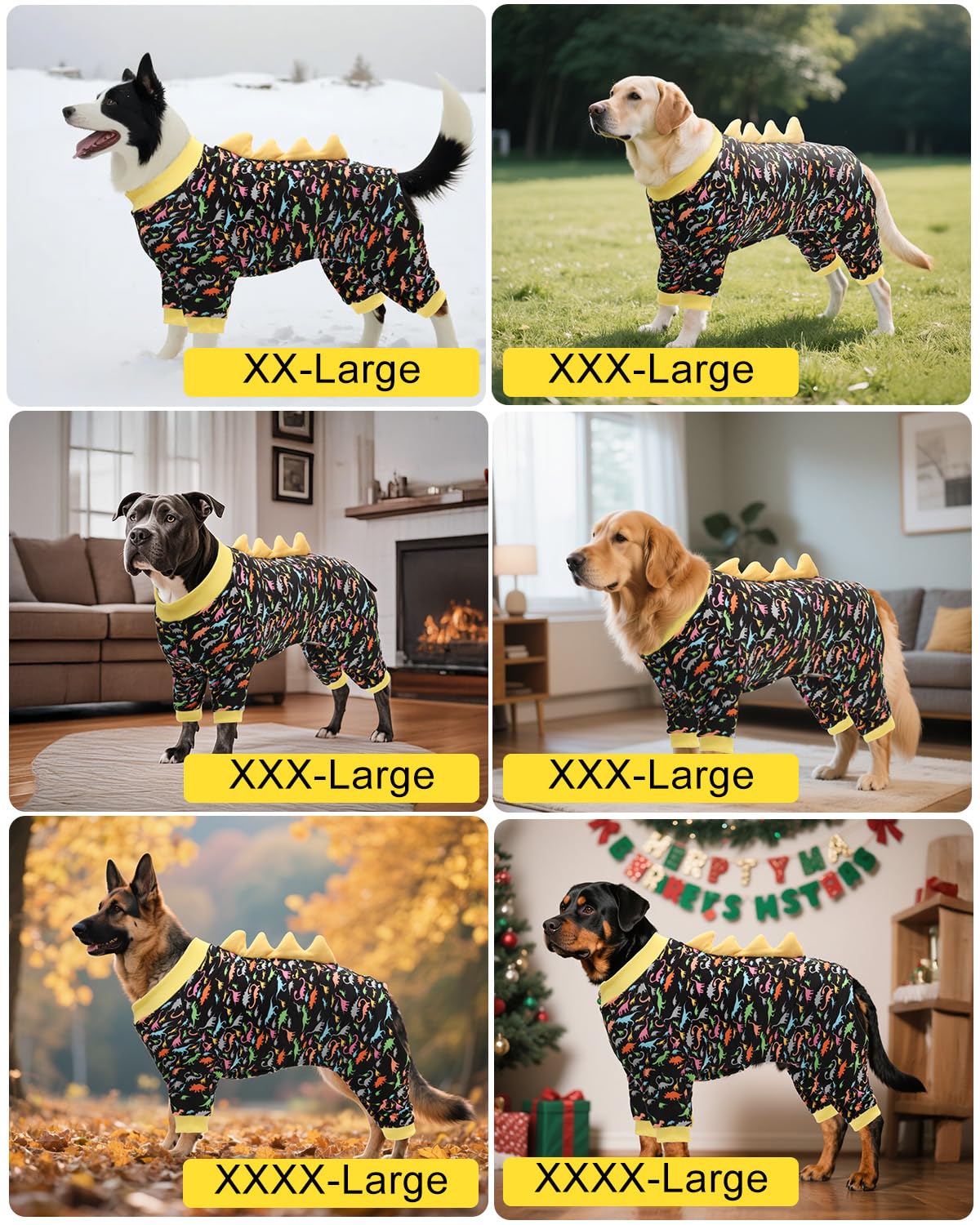 Pijama dinosaurio CuteBone para perro, ajuste seguro para perros activos.