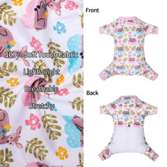 CuteBone pijama pull-over, diseño fácil de colocar, ajuste seguro durante la actividad.