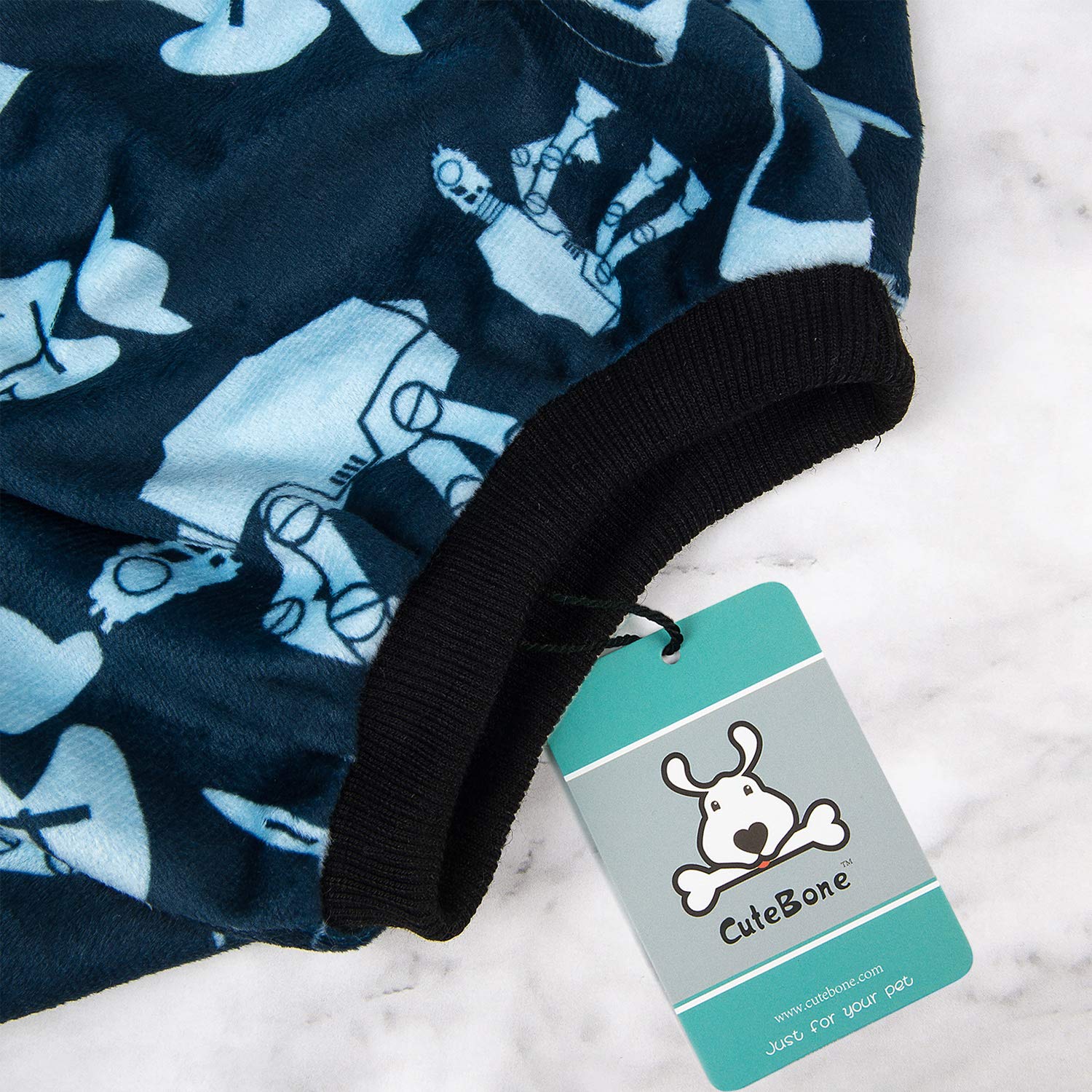 CuteBone pijama para perrito, fácil de colocar en segundos